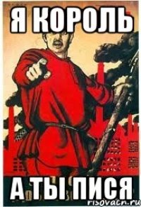 Я КОРОЛЬ А ТЫ ПИСЯ
