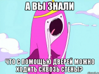 А вы знали что с помощью дверей можно ходить сквозь стены?