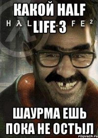 КАКОЙ HALF LIFE 3 ШАУРМА ЕШЬ ПОКА НЕ ОСТЫЛ