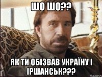 ШО ШО?? Як ти Обізвав Україну і Іршанськ???