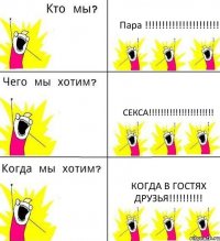 Пара !!!!!!!!!!!!!!!!!!!!!! Секса!!!!!!!!!!!!!!!!!!!!!! Когда в гостях друзья!!!!!!!!!!