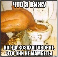 что я вижу когда козахи говорят, что они не мамбеты