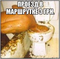 Проезд в маршрутке 3 грн. 