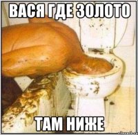 вася где золото там ниже