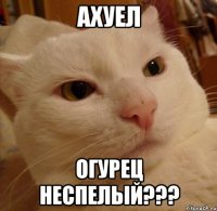 Ахуел Огурец неспелый???