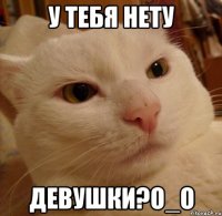 у тебя нету девушки?О_о