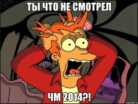 Ты что не смотрел ЧМ 2014?!