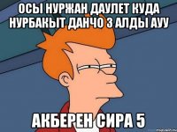 ОСЫ НУРЖАН ДАУЛЕТ КУДА НУРБАКЫТ ДАНЧО 3 АЛДЫ АУУ АКБЕРЕН СИРА 5