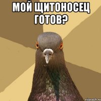 Мой щитоносец готов? 