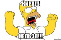 Кира!!! Нельзя!!!