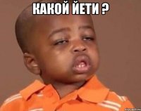 какой йети ? 