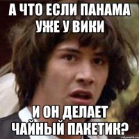 А что если Панама уже у Вики и он делает чайный пакетик?