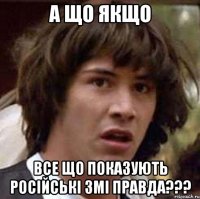 А що якщо ВСЕ що показують російські ЗМІ правда???