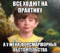 ВСЕ ХОДЮТ НА ПРАКТИКУ А У МЕНЯ ФОРСМАРЖОРНЫЕ ОБСТОЯТЕЛЬСТВА