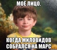 Моё лицо, Когда Миловидов собрался на Марс