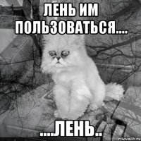 лень им пользоваться.... ....лень..