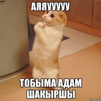 Аяяууууу тобыма адам шакыршы