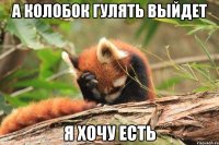 А колобок гулять выйдет Я хочу есть