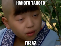 Какого такого газа?