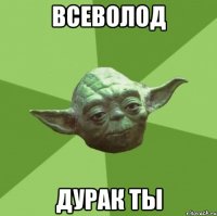 Всеволод Дурак ты