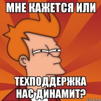МНЕ КАЖЕТСЯ ИЛИ ТЕХПОДДЕРЖКА НАС ДИНАМИТ?