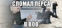 сломал перса в вов