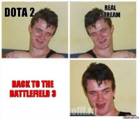 DOTA 2 REAL Stream BACK TO THE BATTLEFIELD 3