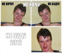 не хочу не буду 2312