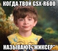 когда твой GSX-R600 называют "жиксер"