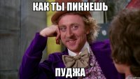 как ты пикнешь пуджа
