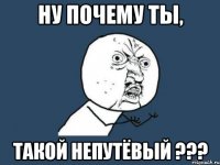 ну почему ты, такой непутёвый ???