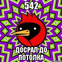 542 досрал до потолка