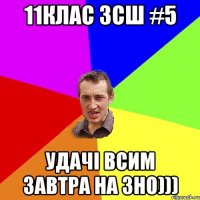 11клас ЗСШ #5 Удачі всим завтра на ЗНО)))