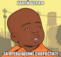 КАКОЙ ШТРАФ ЗА ПРЕВЫШЕНИЕ СКОРОСТИ?!