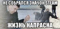 НЕ СОБРАЛСЯ ЗНАЧОК STEAM ЖИЗНЬ НАПРАСНА