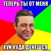 теперь ты от меня хуй куда денешся