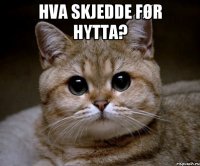 hva skjedde før hytta? 