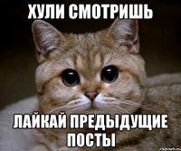 хули смотришь лайкай предыдущие посты