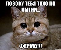 Позову тебя тихо по имени... Ферма!!!