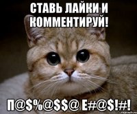 Ставь лайки и комментируй! П@$%@$$@ Е#@$!#!