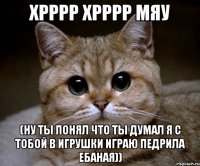 хрррр хрррр мяу (ну ты понял что ты думал я с тобой в игрушки играю педрила ебаная))