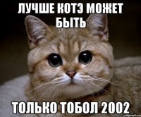 Лучше котэ может быть Только тобол 2002