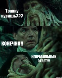 Травку куришь??? КОНЕЧНО!! НЕПРАВИЛЬНЫЙ ОТВЕТ!!!