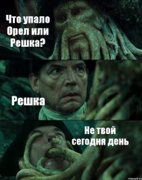 Что упало Орел или Решка? Решка Не твой сегодня день