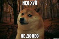 нес хуй не донес