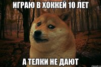 играю в хоккей 10 лет а телки не дают