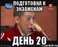 подготовка к экзаменам день 20