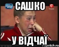 Сашко У відчаї