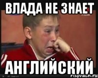 Влада не знает английский