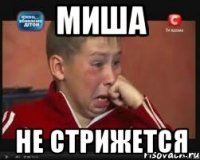 миша не стрижется